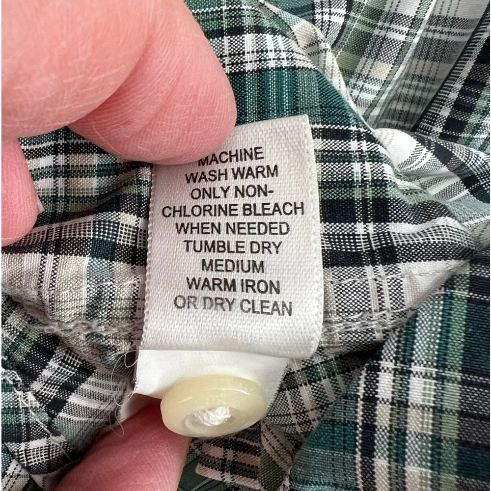 BANANA REPUBLIC PLAID COTTON‎ SHIRT
